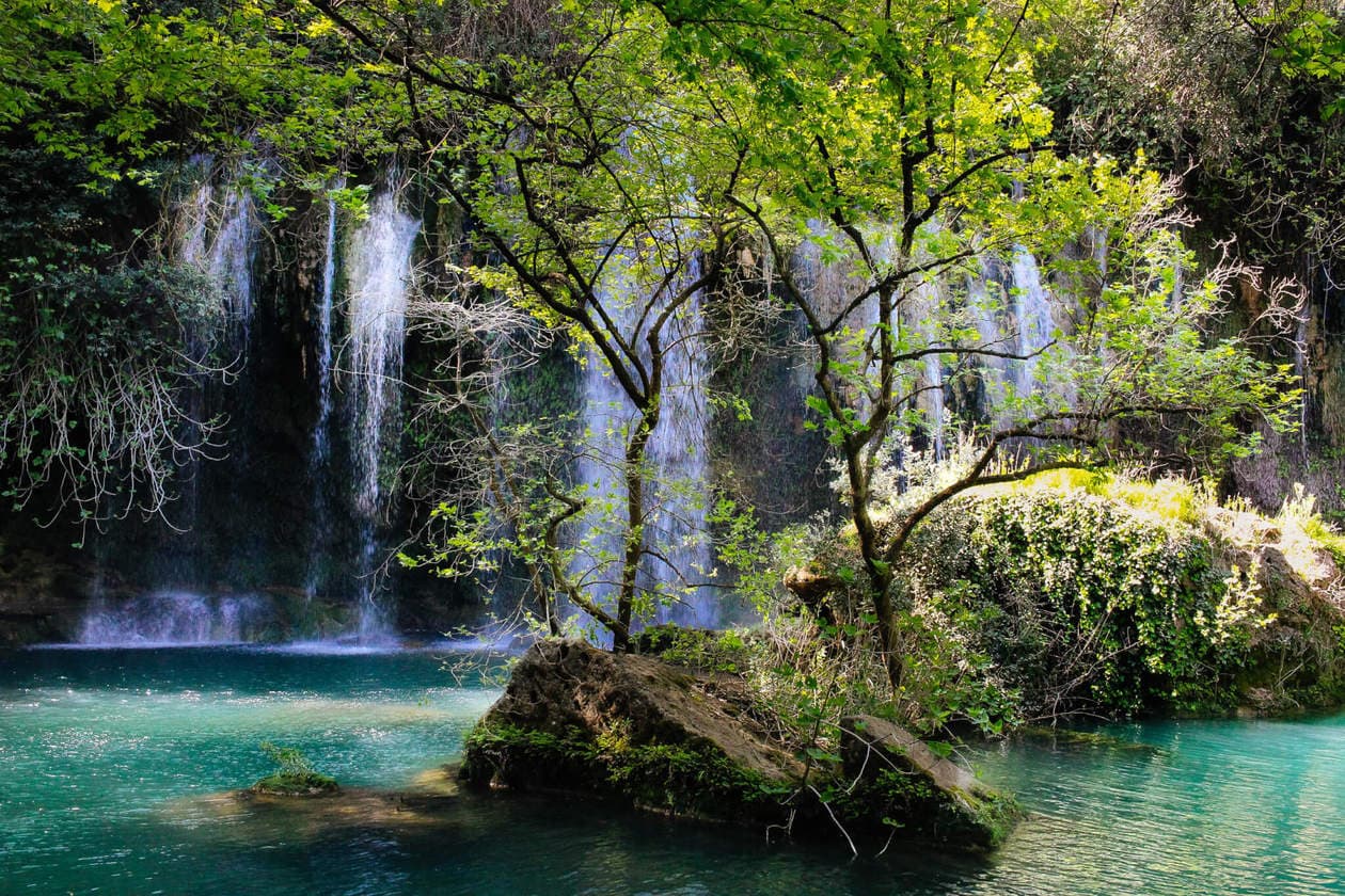 Perge Waterfall Kursunlu Waterfalls and Perge