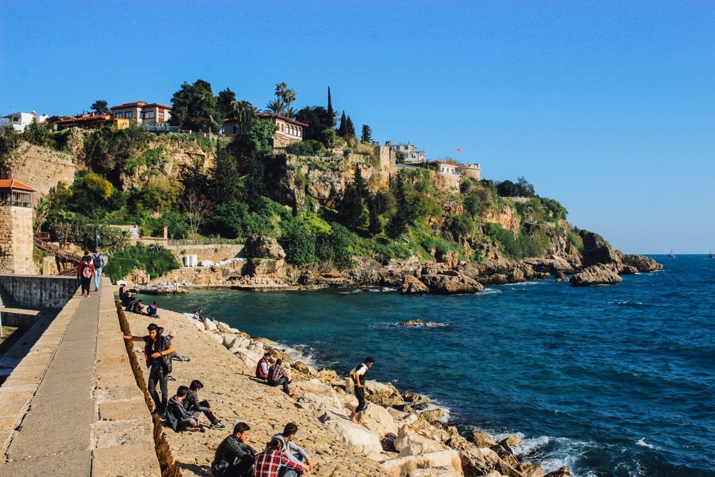 Mermerli Beach from the Jetty