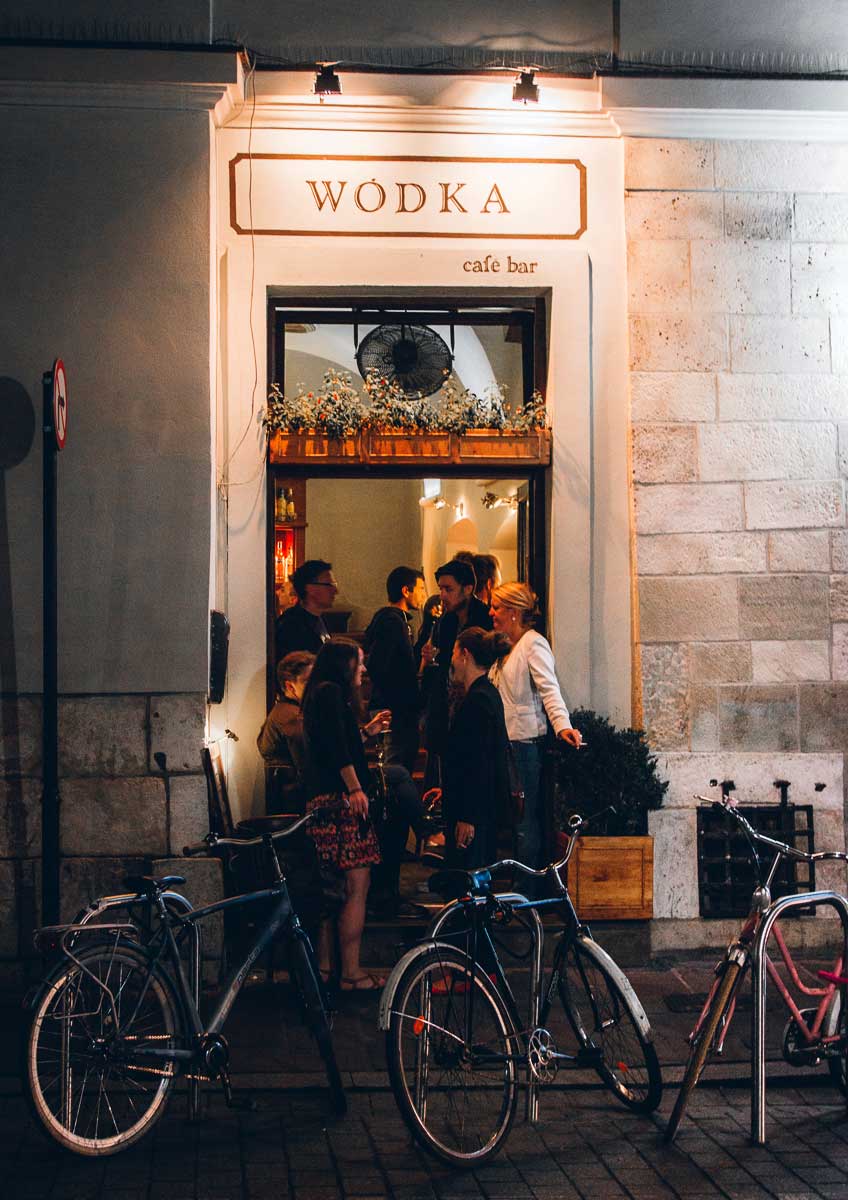 Polish Vodka Tasting at Wodka Bar In Old Town Krakow