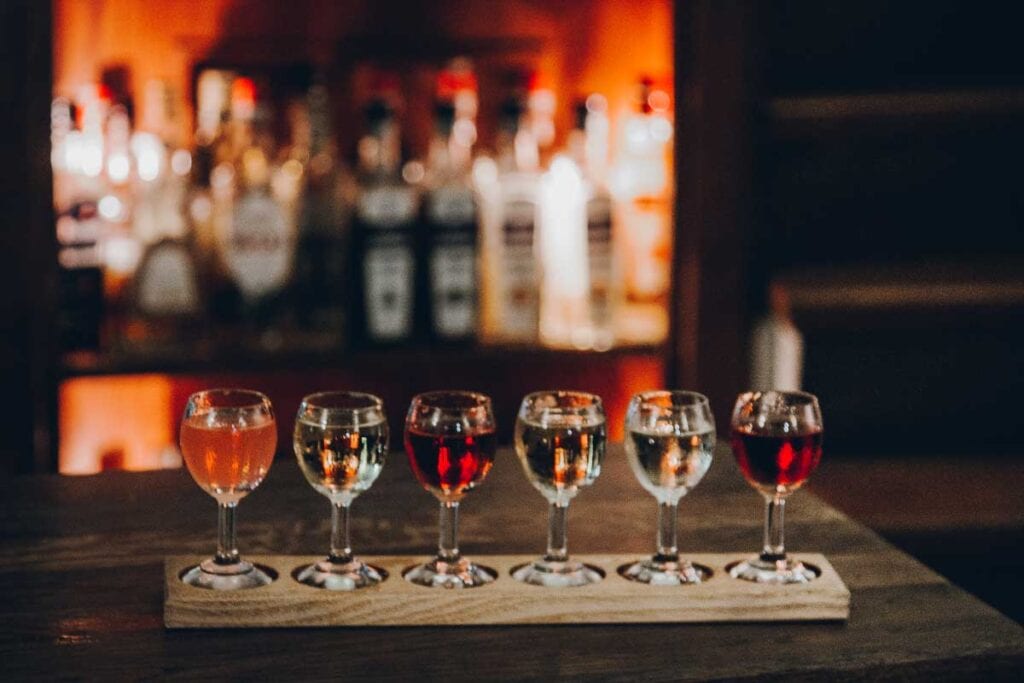 Polish Vodka Tasting at Wodka Bar In Old Town Krakow