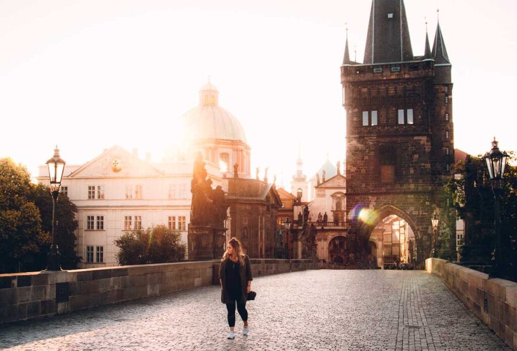 Prague Charles Bridge at Sunrise // Travel Tips  