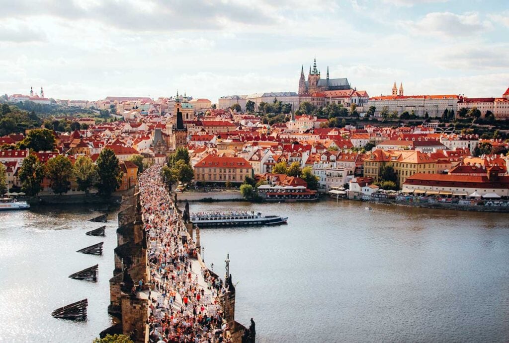 Prague Charles Bridge Tower 