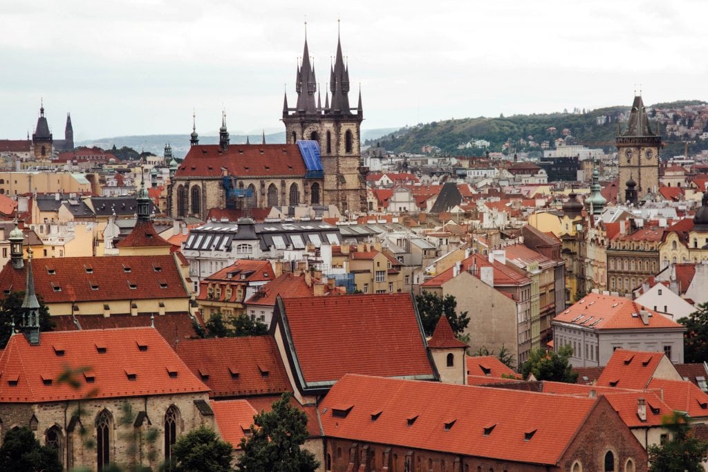 Where to Go in Prague for the Best Views of the City // Letna Beer Garden