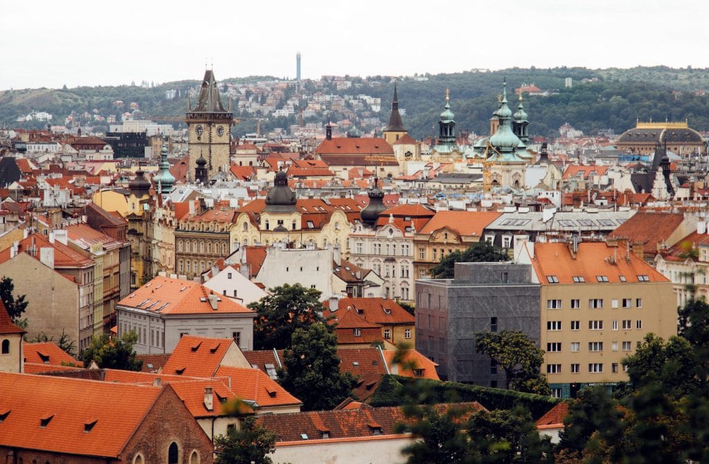 Where to Go in Prague for the Best Views of the City // Letna Beer Garden 