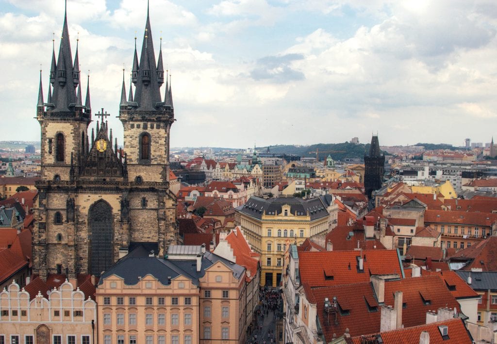 Prague Old Town Hall Tower ViewWhere to Go in Prague for the Best Views of the City // Old Town Hall Tower 