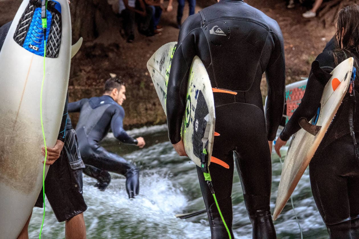 English Garden River Surfing 