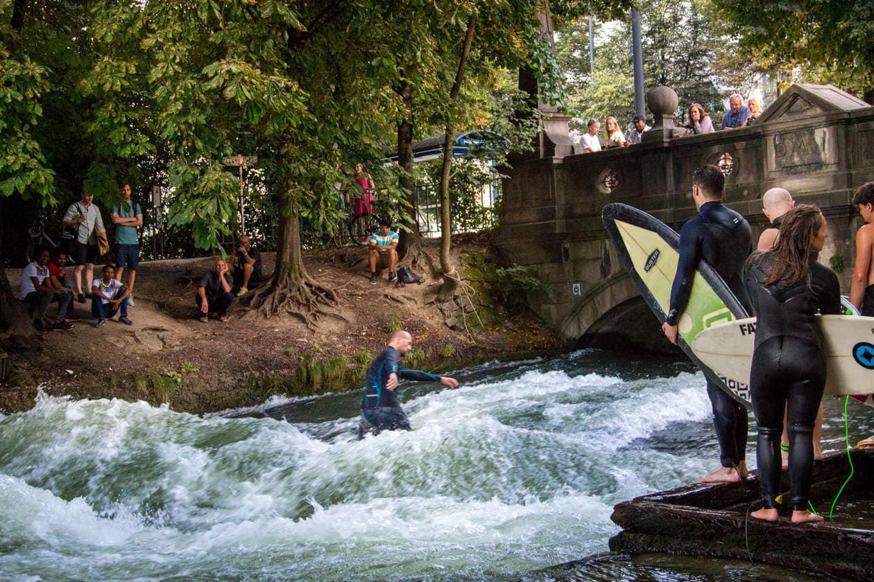 The English Garden River Surfers 