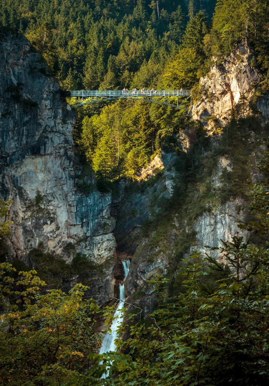 Marienbrucke (Queen Mary's Bridge) // Neuschwanstein Castle is Germany's most photographed and popular fairytale castle. Keep reading for a complete guide to visiting Neuschwanstein Castle including photos, how to get there from Munich, how to buy tickets and more. 