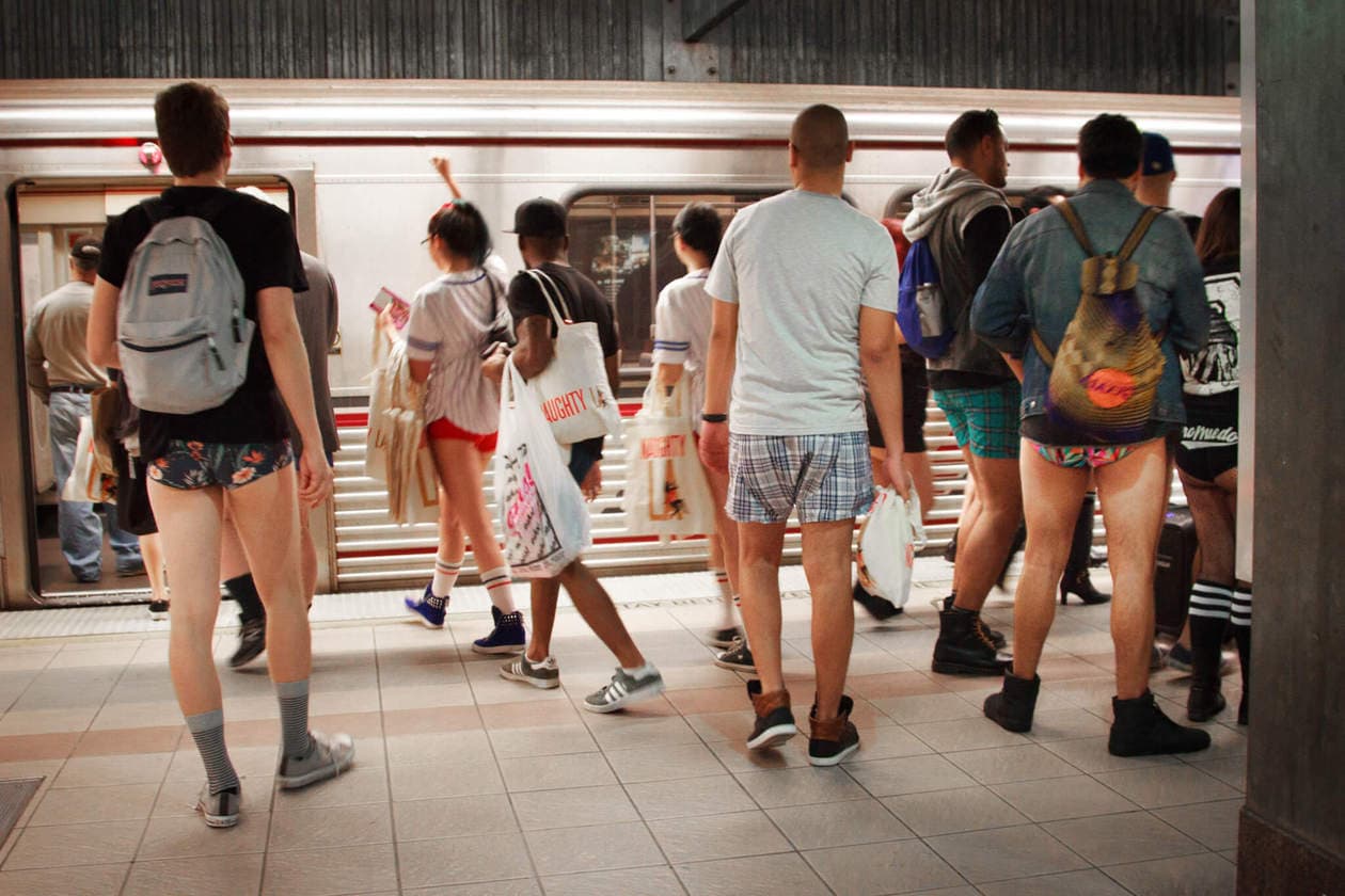 No Pants Subway Ride Los Angeles 