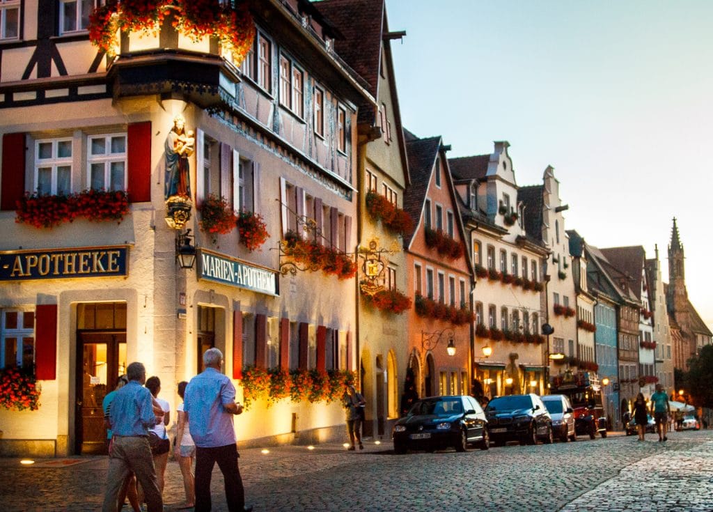 Rothenburg ob der Tauber on Germany's Romantic Road 