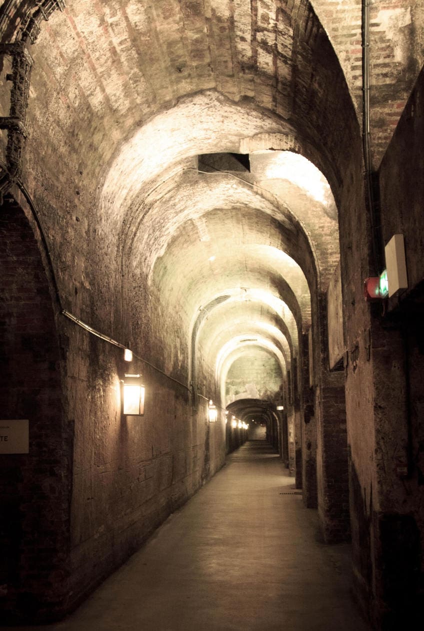 Visit the Moët & Chandon underground wine cellars in Champagne