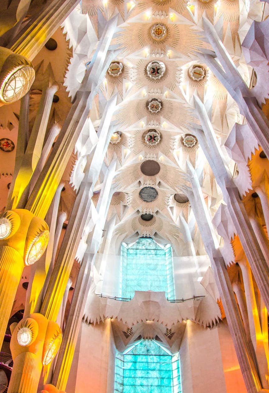 Inside La Sagrada Familia 