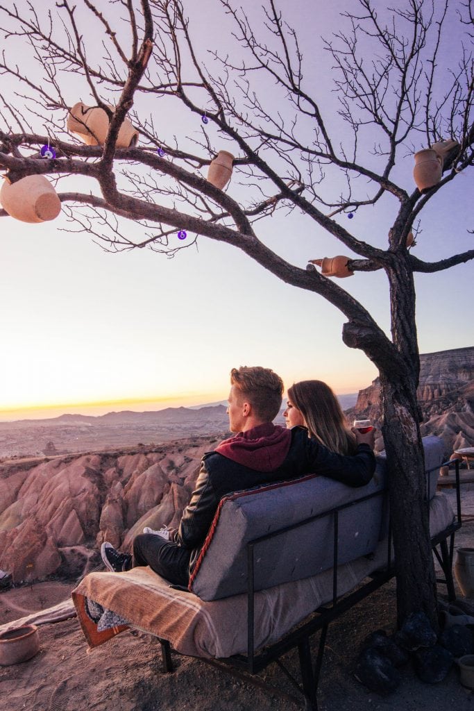 Red Valley Sunset Lookout in Cappadocia 