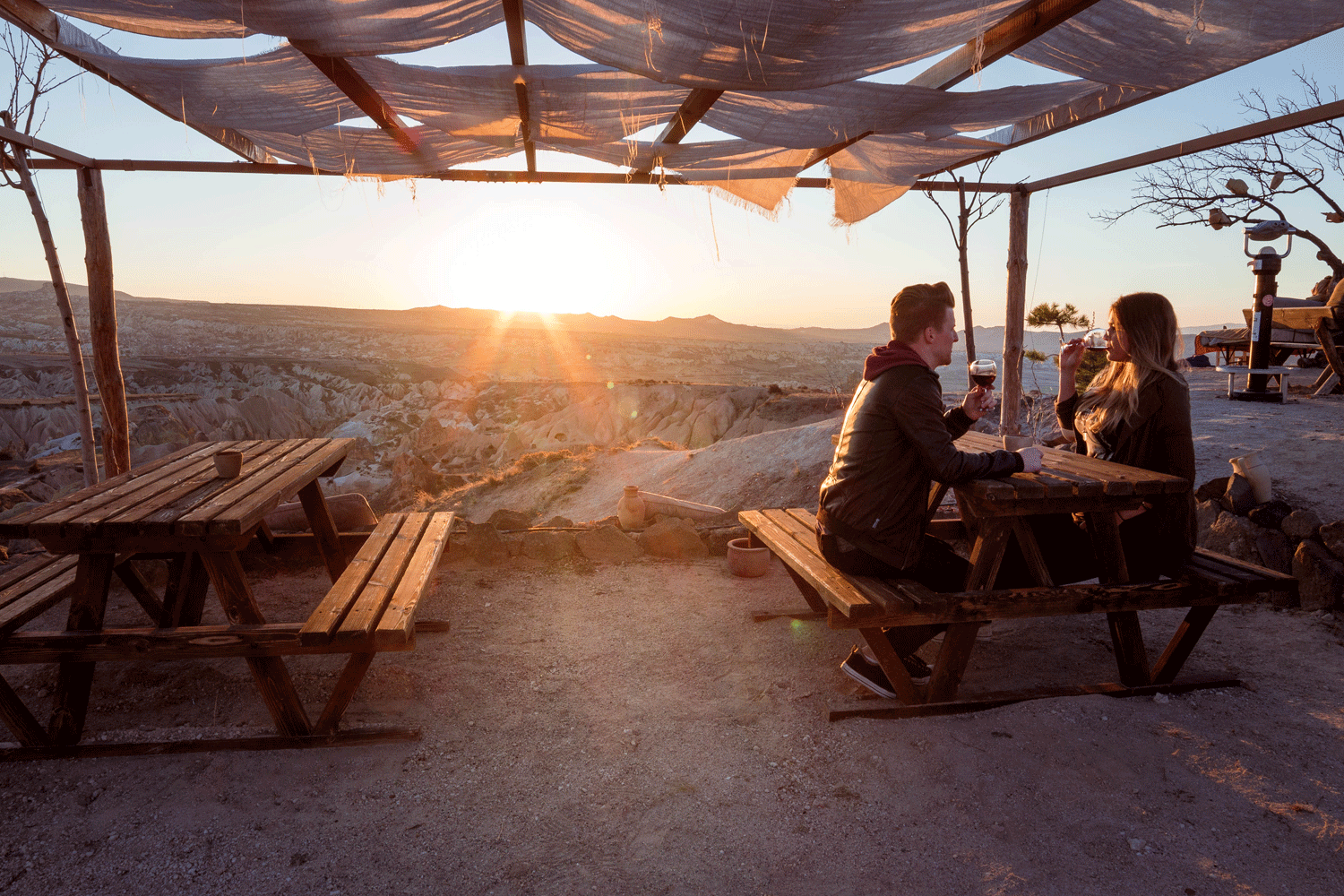 Sunset in Cappadocia 