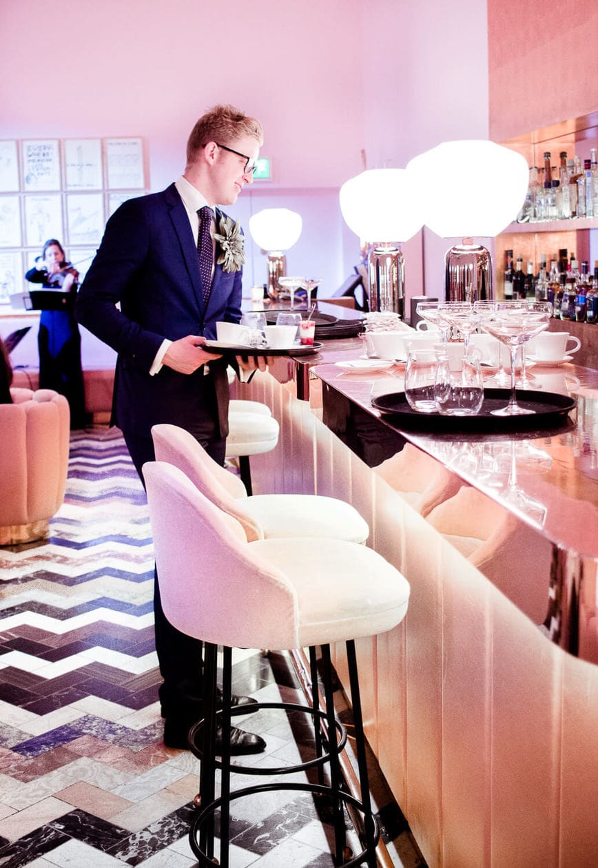 Inside London's most photogenic restaurant. Keep reading for more information about Sketch Afternoon Tea in their famous pink restaurant, The Gallery. 