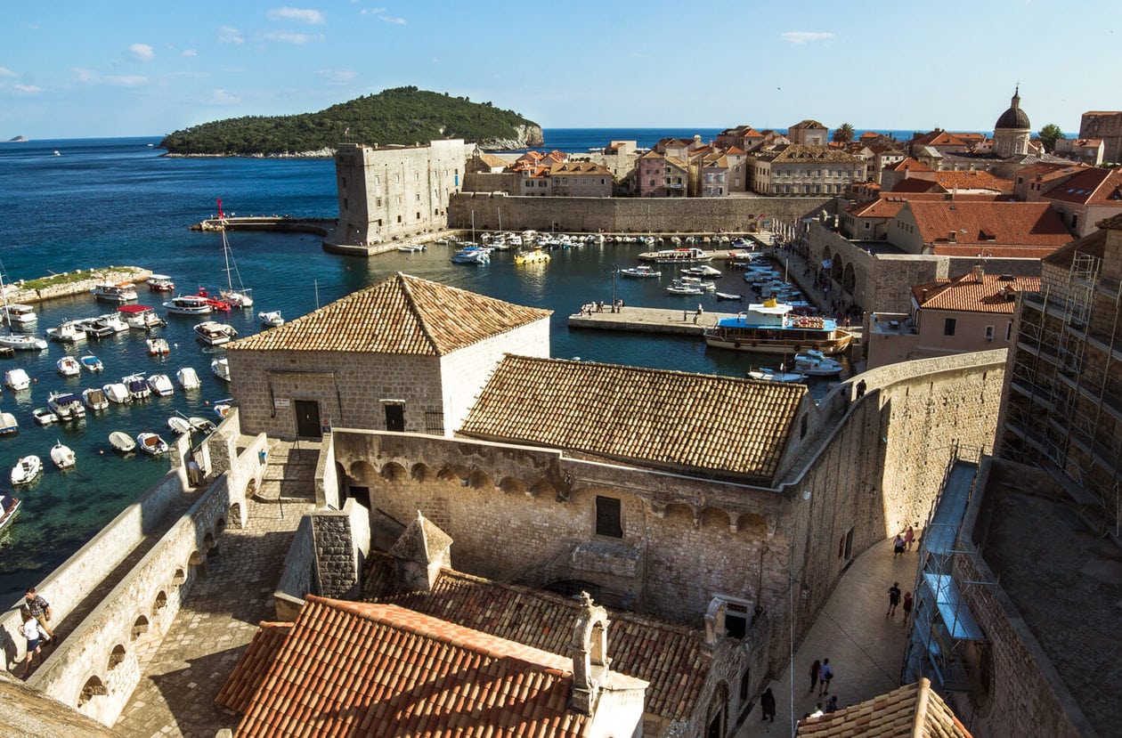 Dubrovnik Old Town Harbor 