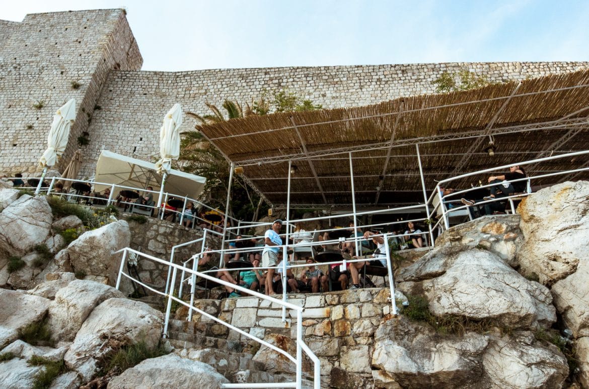Buza Bar // Dubrovnik's Literal Hole in the Wall Bar on the Side of a