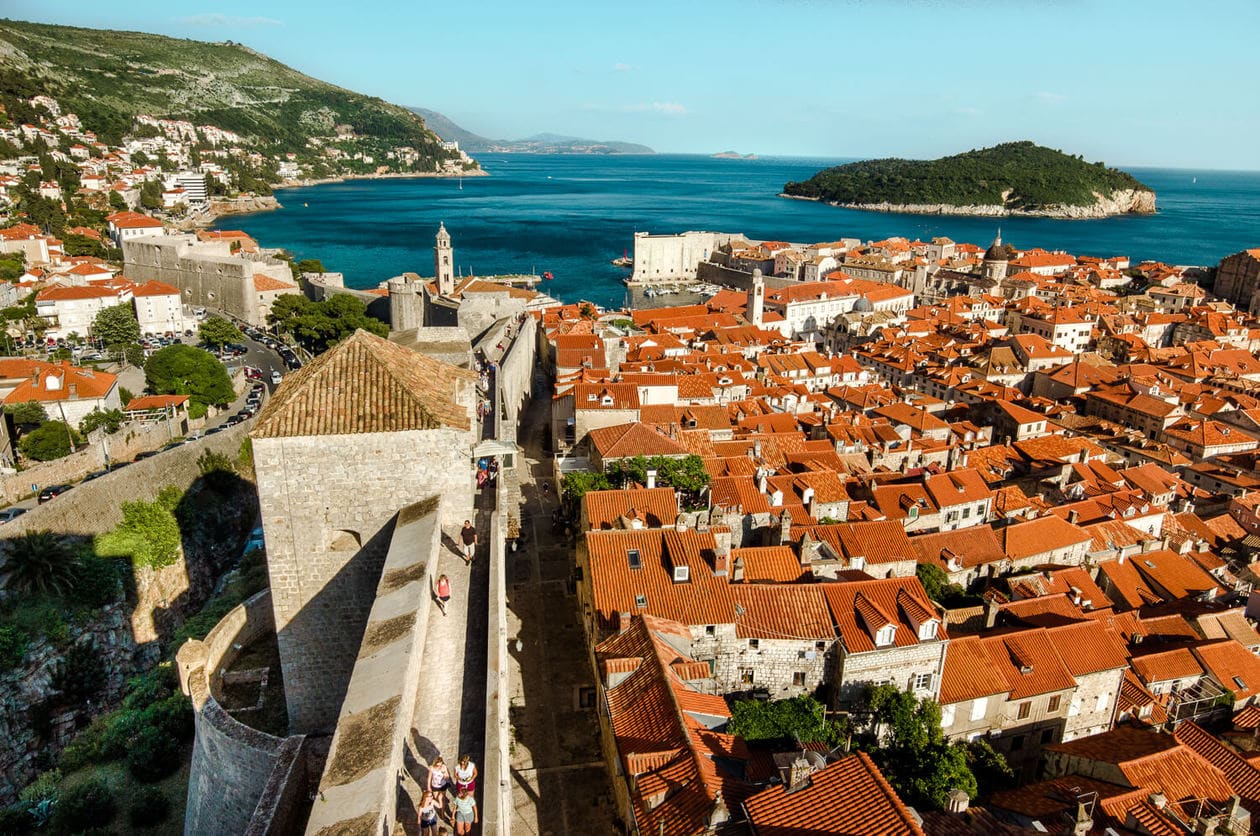 View of Dubrovnik from Minceta Tower 