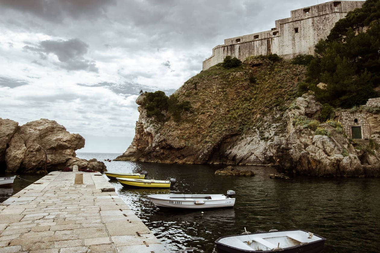 Pile Bay in Dubrovnik, Croatia