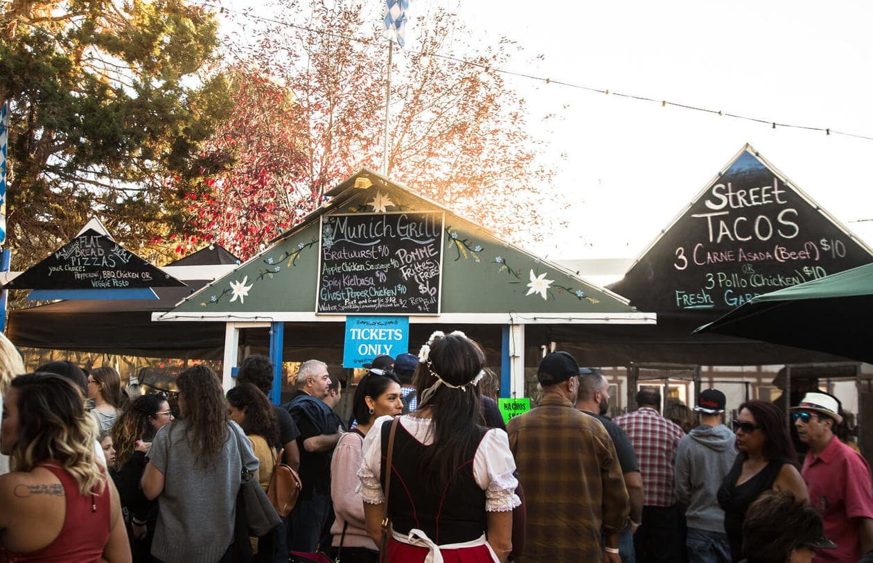 Big Bear Oktoberfest Food 