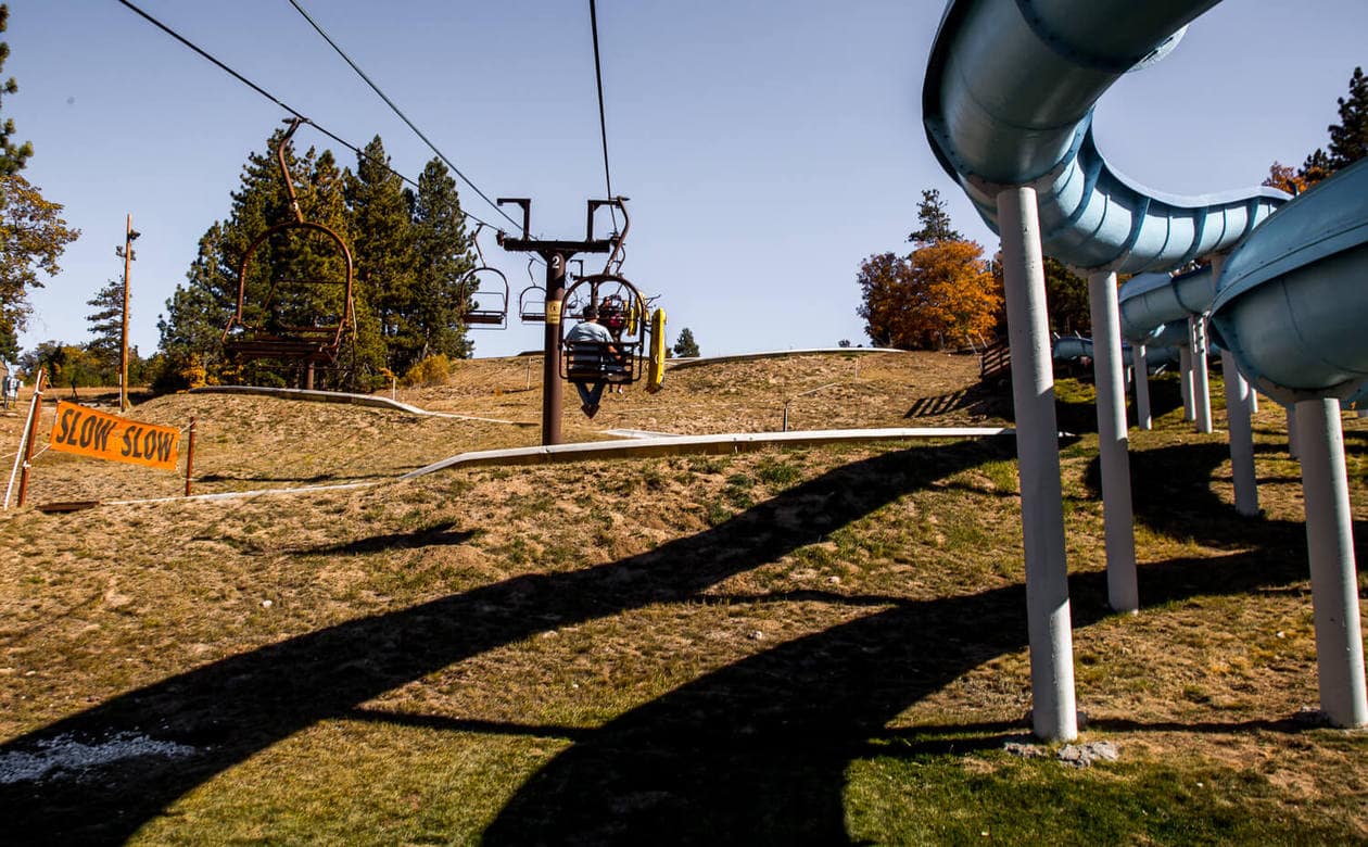 Alpine Slide at Magic Mountain Big Bear 