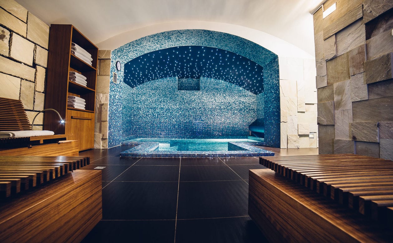 Pool at Gallery Park Hotel and Spa in Riga, Latvia