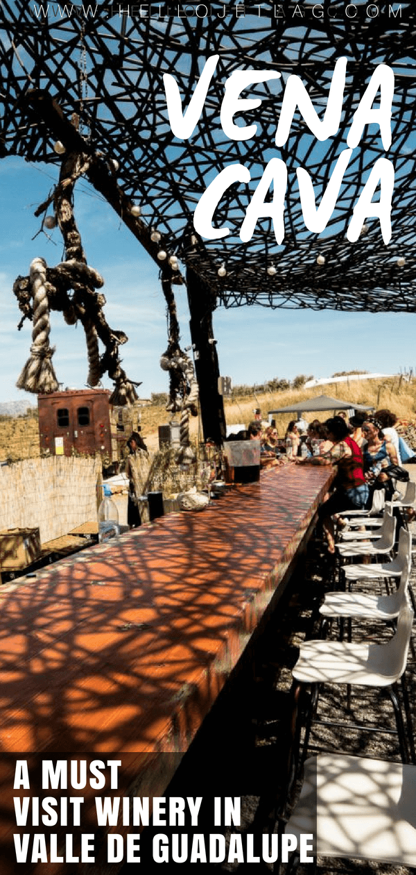 Vena Cava Winery is a must visit on any Valle de Guadalupe wine tasting itinerary. It's unique design (made from recycled materials!), award winning wine and popular food truck, Troika make Vena Cava one of the coolest stops on the valley.