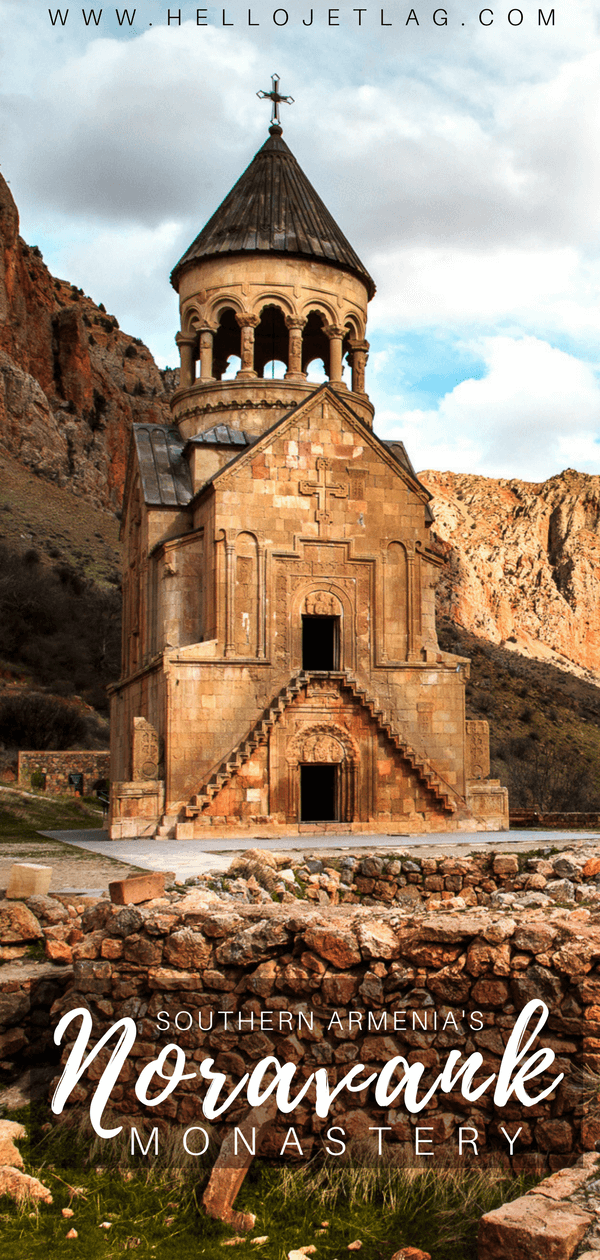 A visitor's guide to Noravank Monastery // Noravank is a beautiful Armenian monastery in the Vayots Dzor province of Southern Armenia. Visit the three churches: St. Karapet Church, Surb Astvatsatsin Church and St. Stepanos Church.