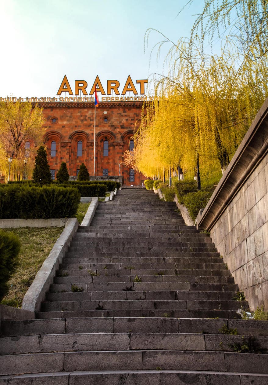 Touring the Ararat Brandy Factory in Yerevan, Armenia - One of the top things to do in Yerevan. Keep reading for what to expect on the tour and information about tasting Armenian brandy. 