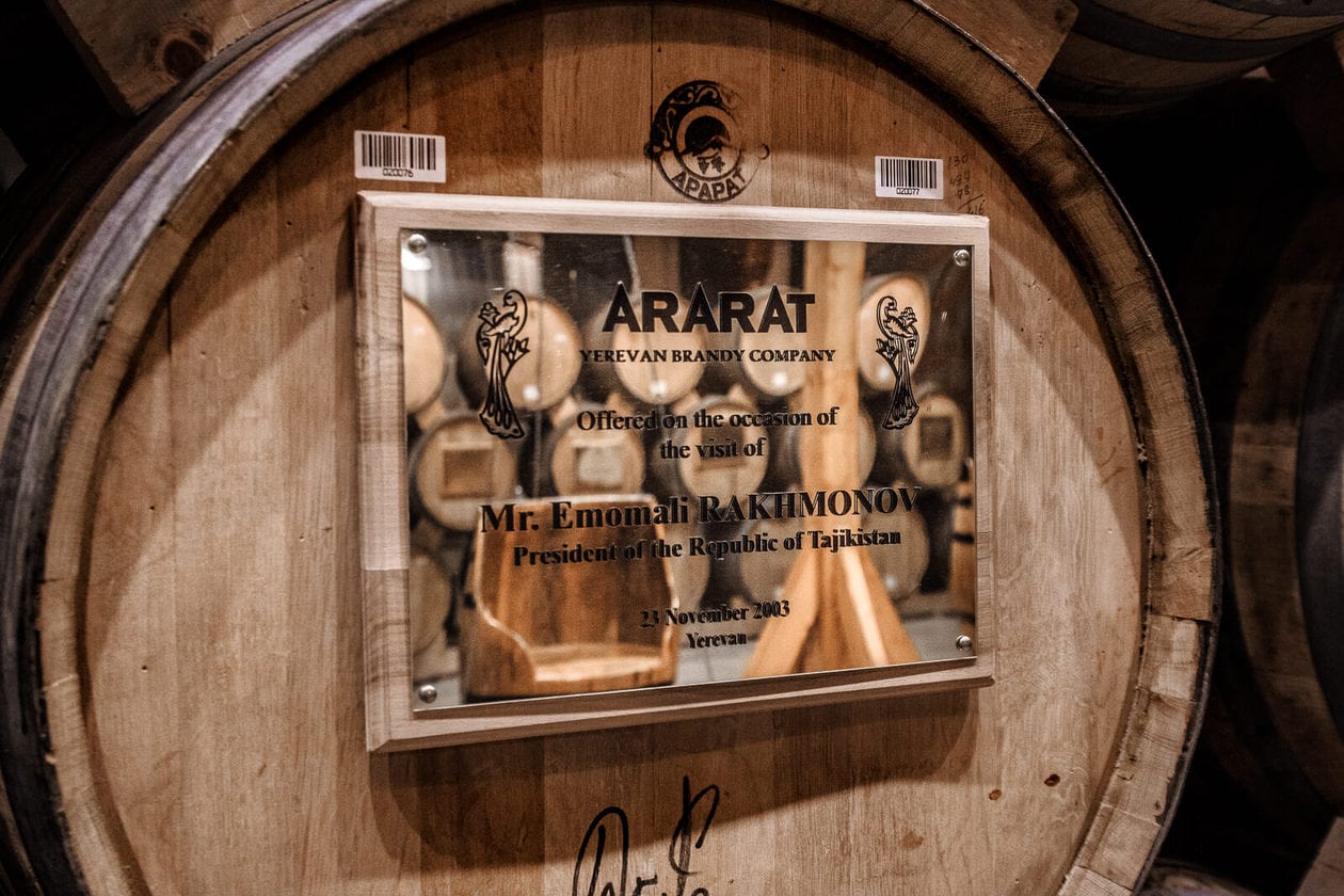 Ararat brandy factory tour.
