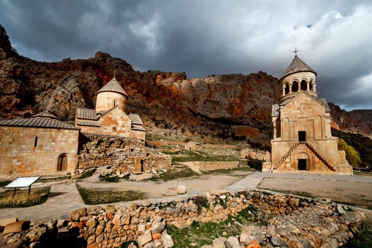 Noravank Monastery // A Must Visit Religious and Historical Monastery Complex situated on a cliff within a gorge created by the Amagu River. Noravank Monastery is located in Southern Armenia near Areni (on the way to Jermuk). 