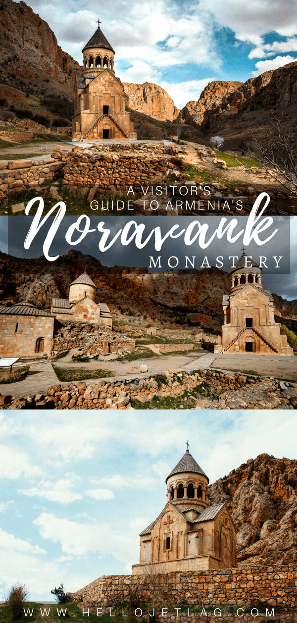 A visitor's guide to Noravank Monastery // A must visit religious and historical Armenian monastery complex situated on a cliff within a gorge created by the Amagu River. Noravank Monastery is located in Southern Armenia near Areni (on the way to Jermuk). 