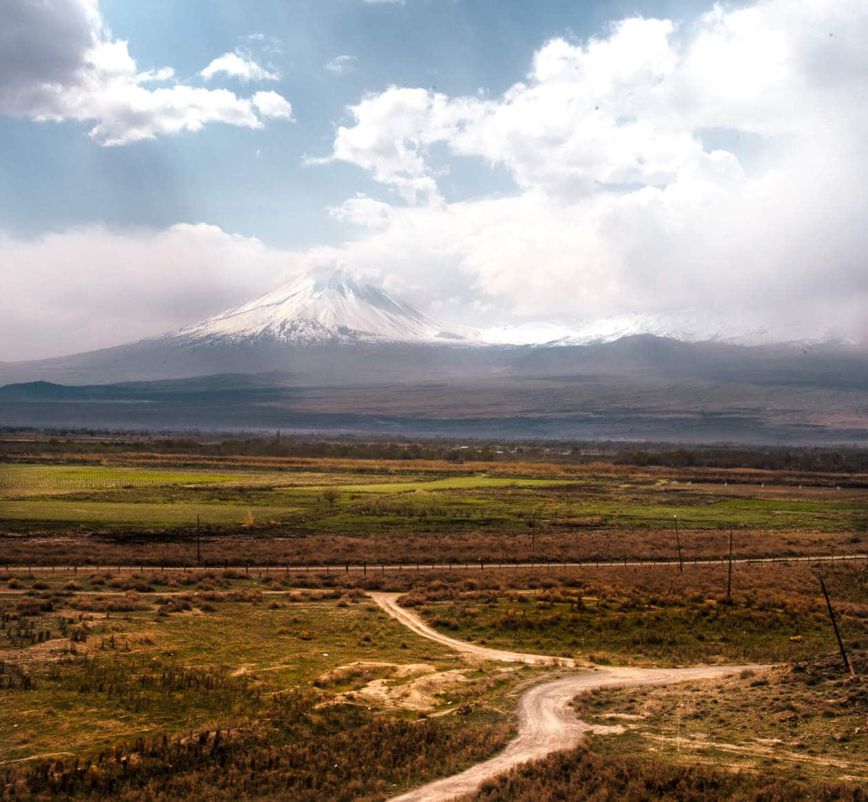 Mt. Ararat from Khor Virap Monastery // The Ultimate Armenia Travel Guide: Discover where to go and what to eat, plus the best time to visit, travel tips and more. 