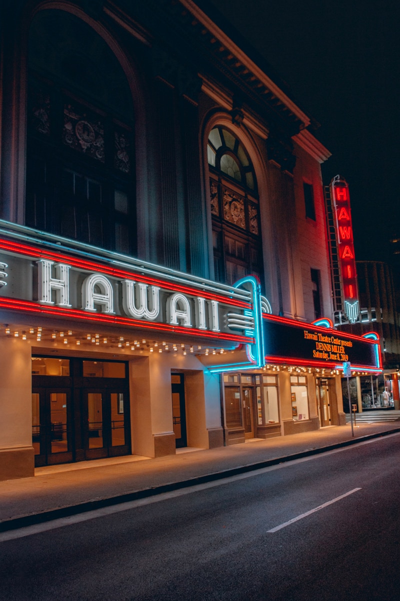 Hawaii Theater Chinatown Oahu 