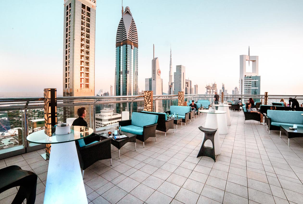 Level 43 Sky Lounge in the Four Points by Sheraton Hotel, Dubai