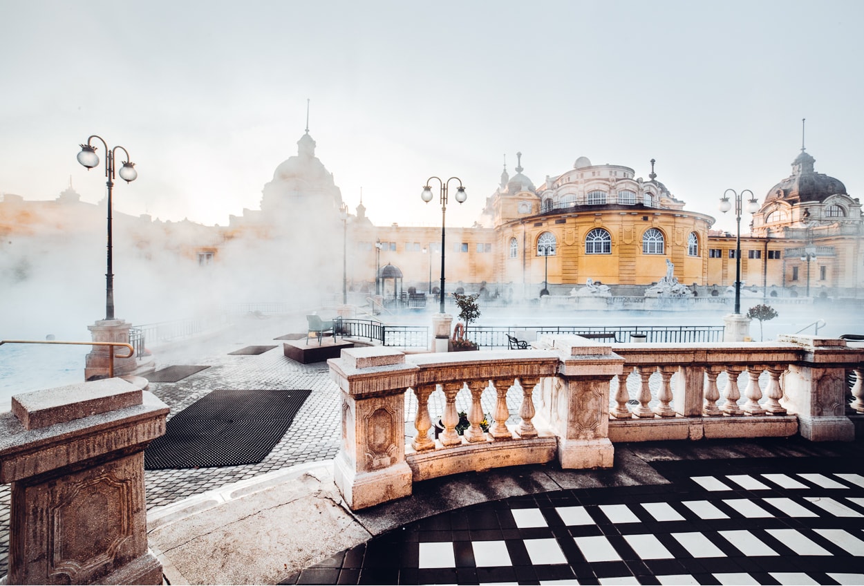 Szechenyi Thermal Baths in Budapest 