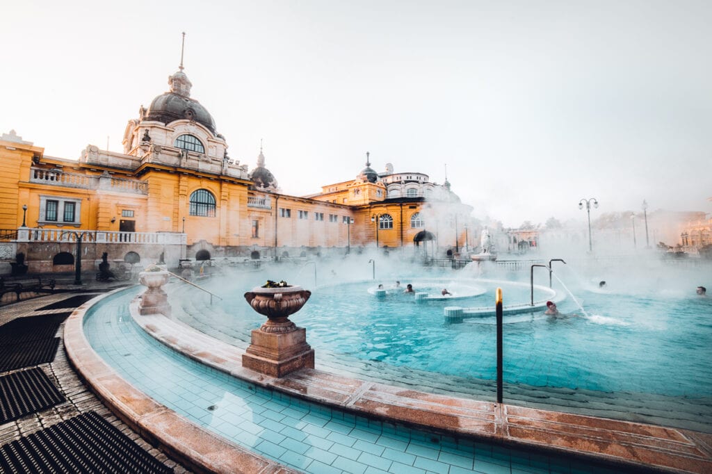 Szechenyi Baths // 15 Tips for Visiting The Budapest Thermal Baths