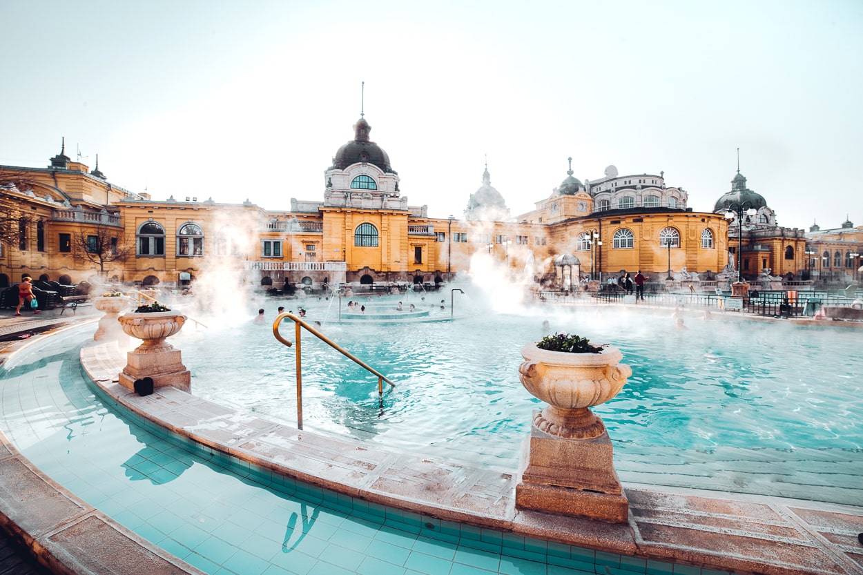Szechenyi Thermal Baths in Budapest 