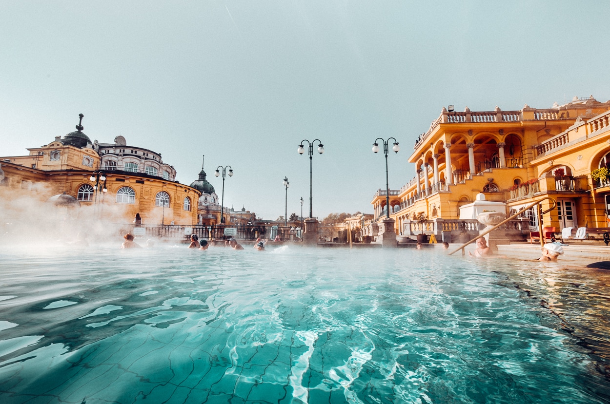 Szechenyi Baths // 15 Tips for Visiting The Budapest Thermal Baths •