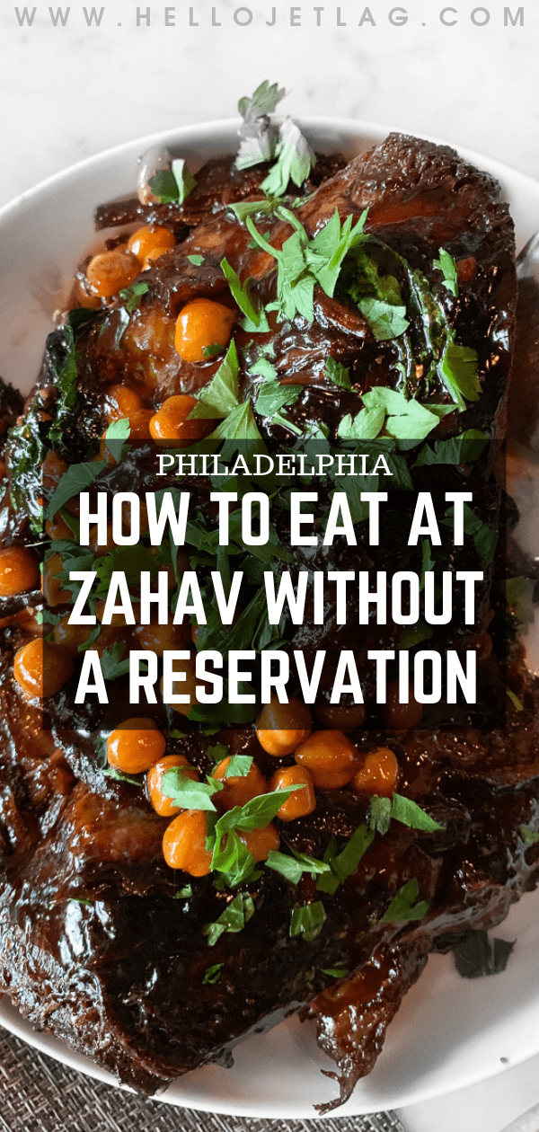 How to eat at Zahav without a reservation 