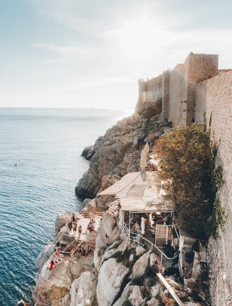 Buza Bar from the Dubrovnik Walls 