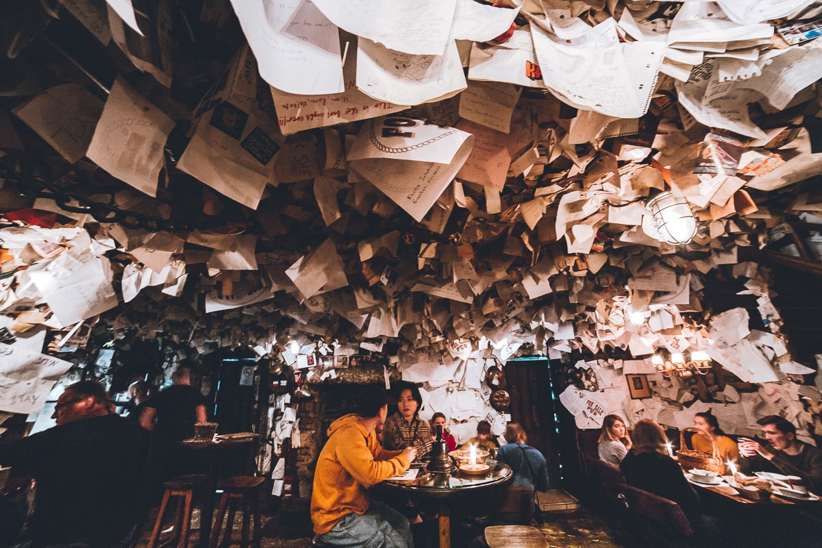 This is a special bar, club in Budapest, where all bartenders are