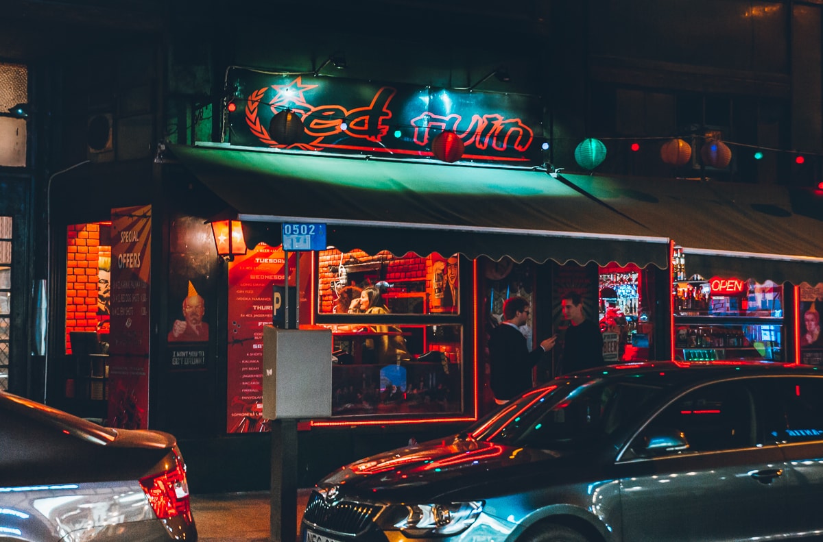 Red Ruin Communist Themed Bar in Budapest 