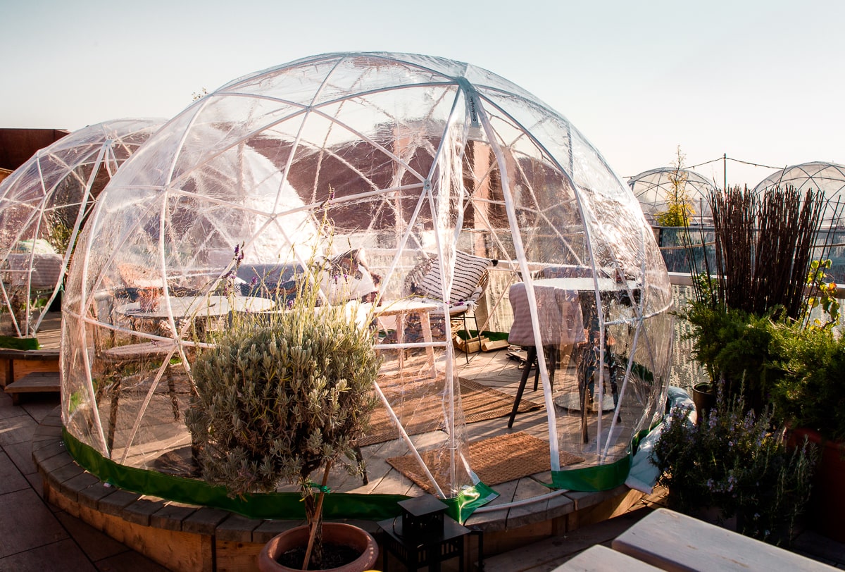 Igloo at Budapest's 360 Bar 