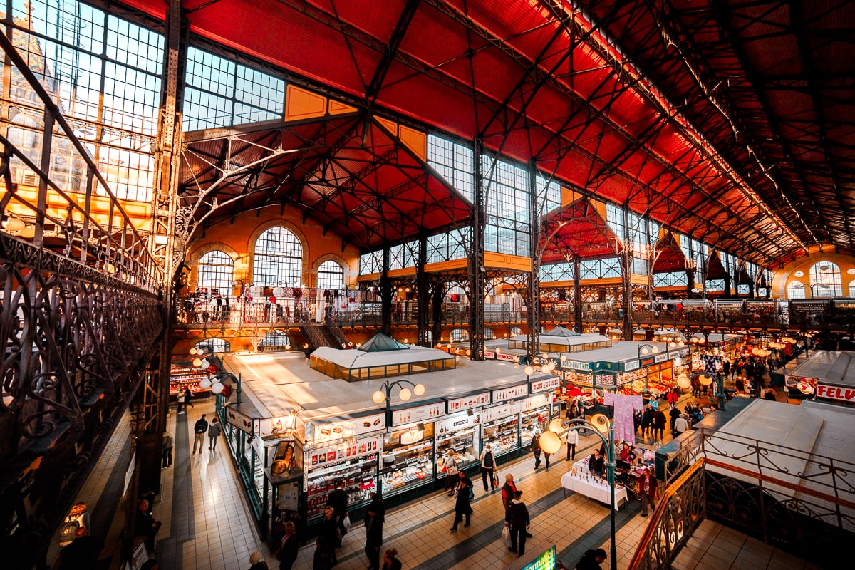 Great Market Hall in Budapest 