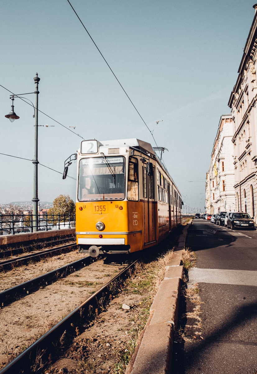 budapest tram line #2 