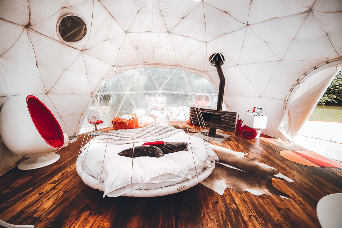 Bubble Hotel Room in France 