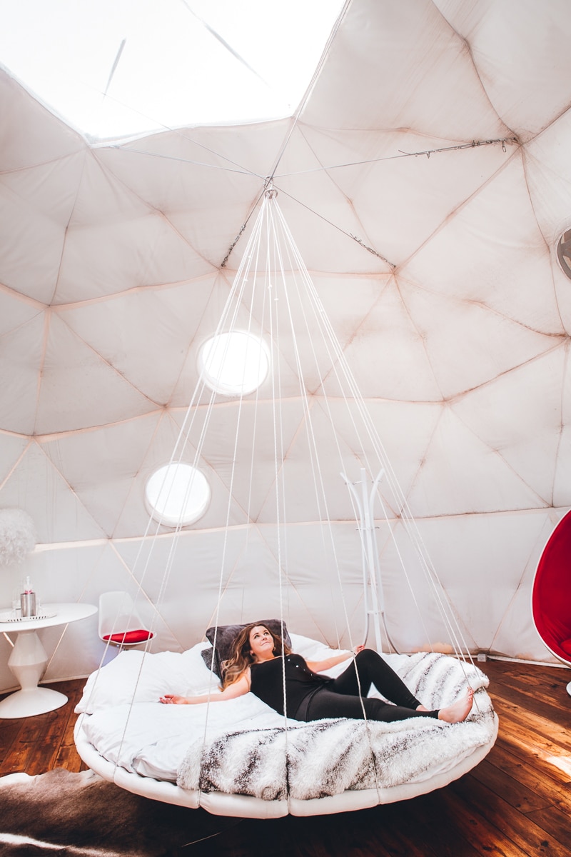 Hanging Bed at French Countryside Hotel