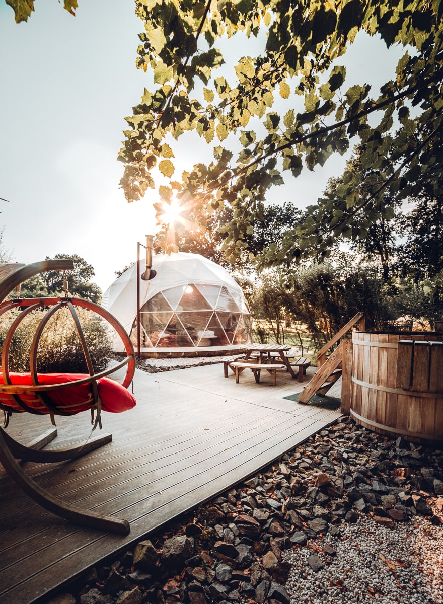 Glamping in France 