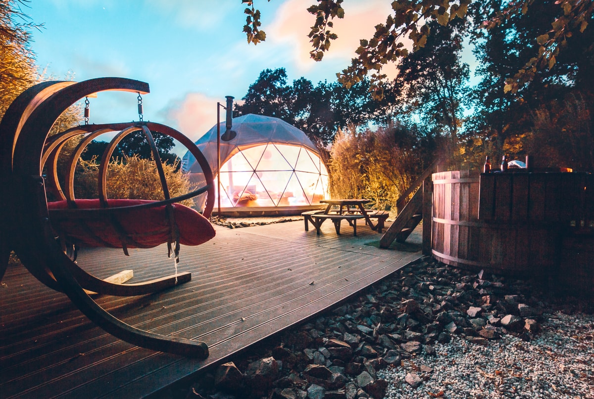 Sleeping in an Igloo in France 